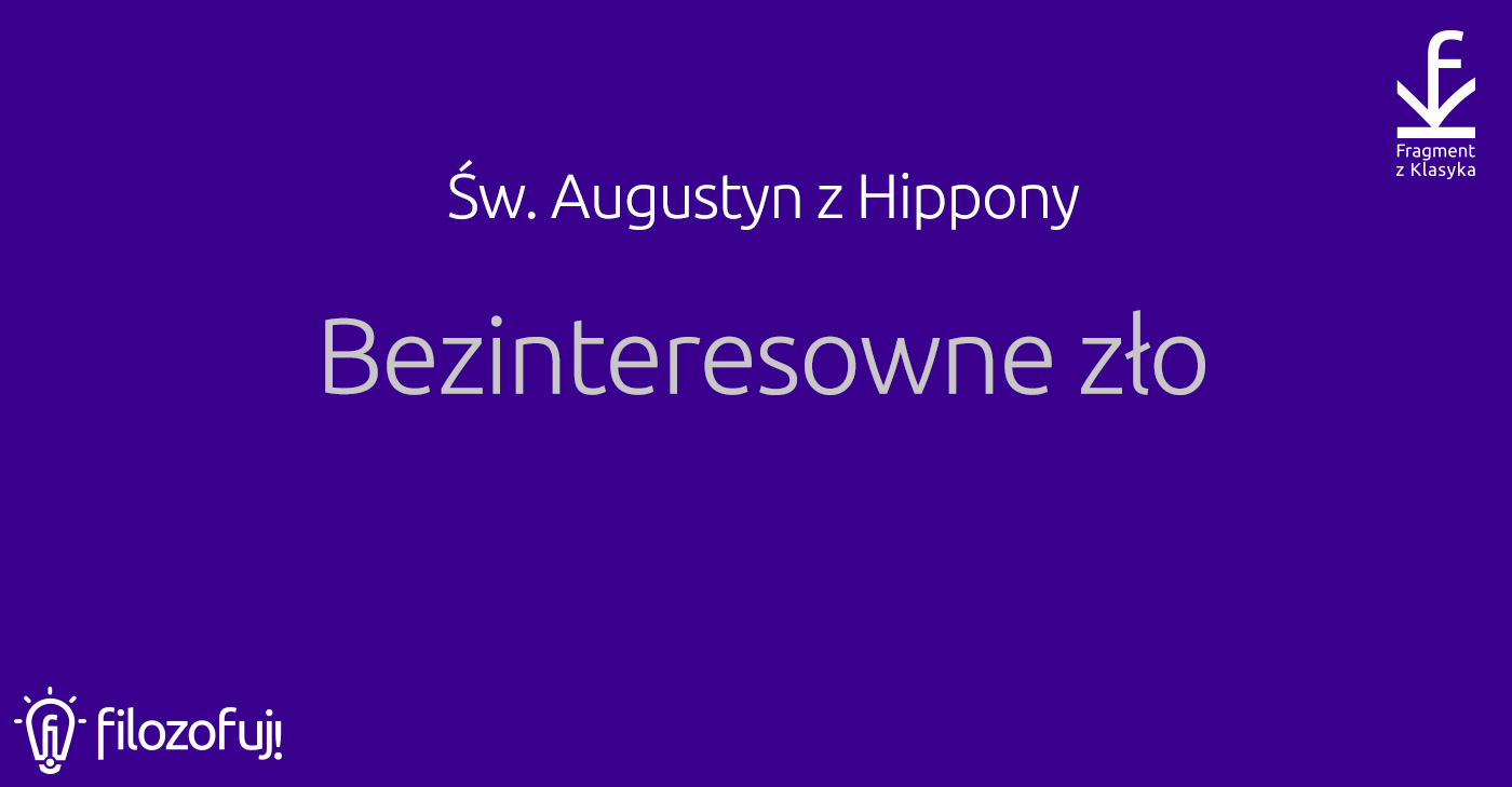 FK_Augustyn_Bezinteresowne_zło — baner