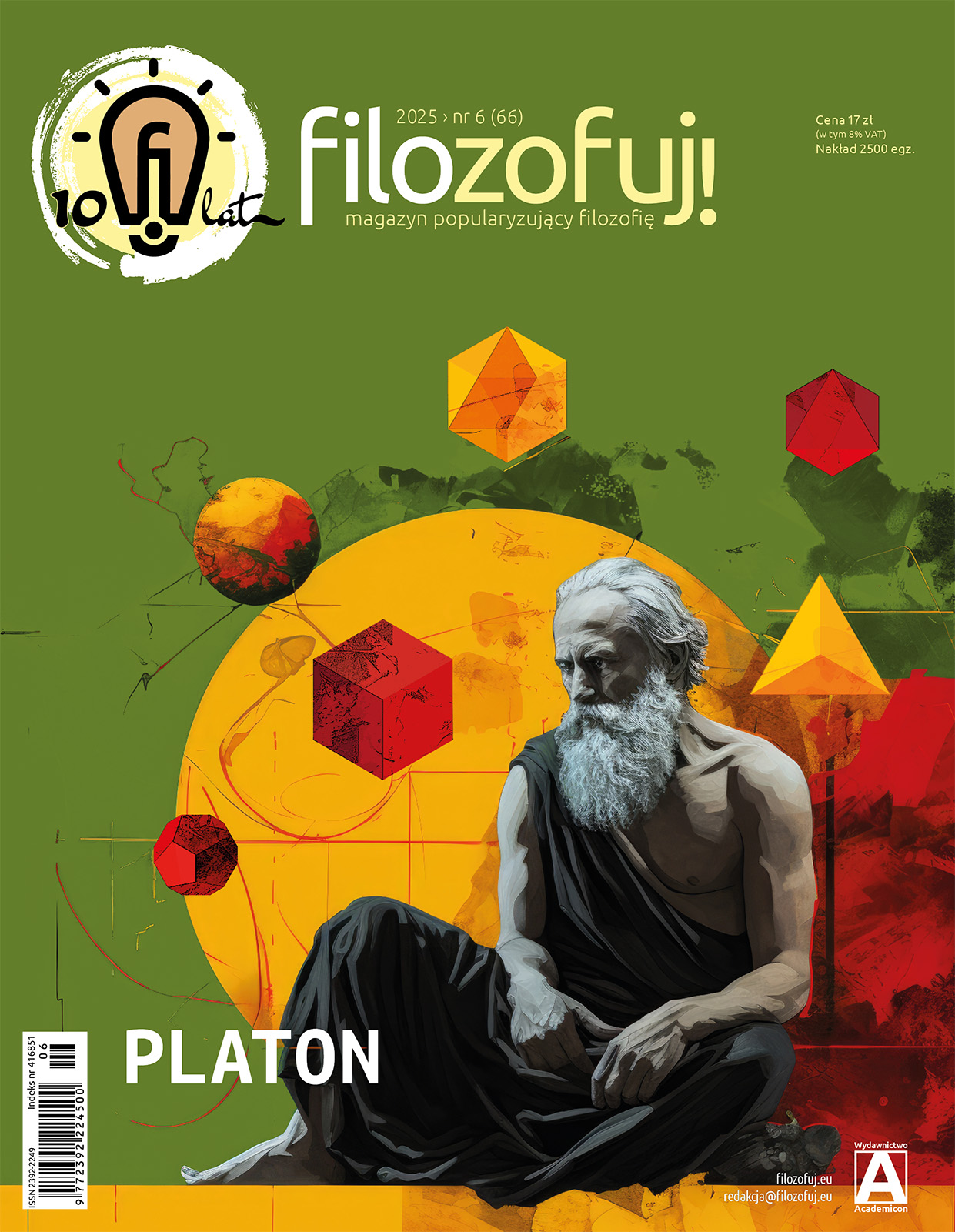 Już od 4 listopada sześćdziesiąty szósty numer „Filozofuj!”: Platon
